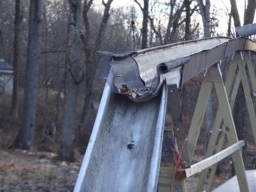 gutter downspout mesh